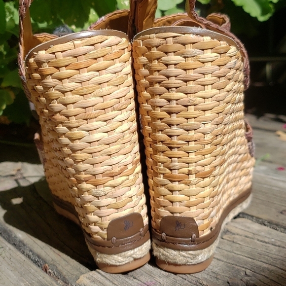 Sam Edelman Tinley Lace-Up Wedge Platforms - Picture 7 of 8